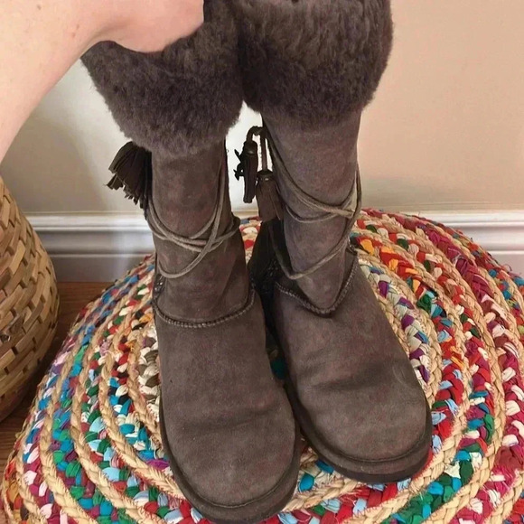 L.L. Bean brown  suede leather boots - Picture 2 of 8